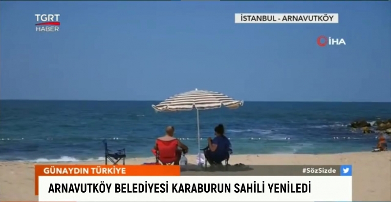 Yeni Yüzüyle Karaburun Halk Plajı